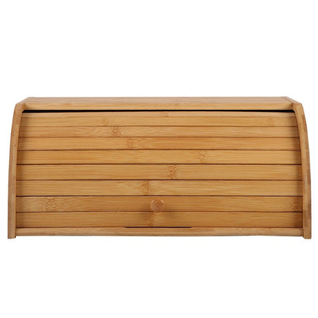 Cutie de Paine, Flippy, din Lemn de Bambus, Multifunctionala, 40 x 27 x 17.3 cm, Natur - vivimall.ro