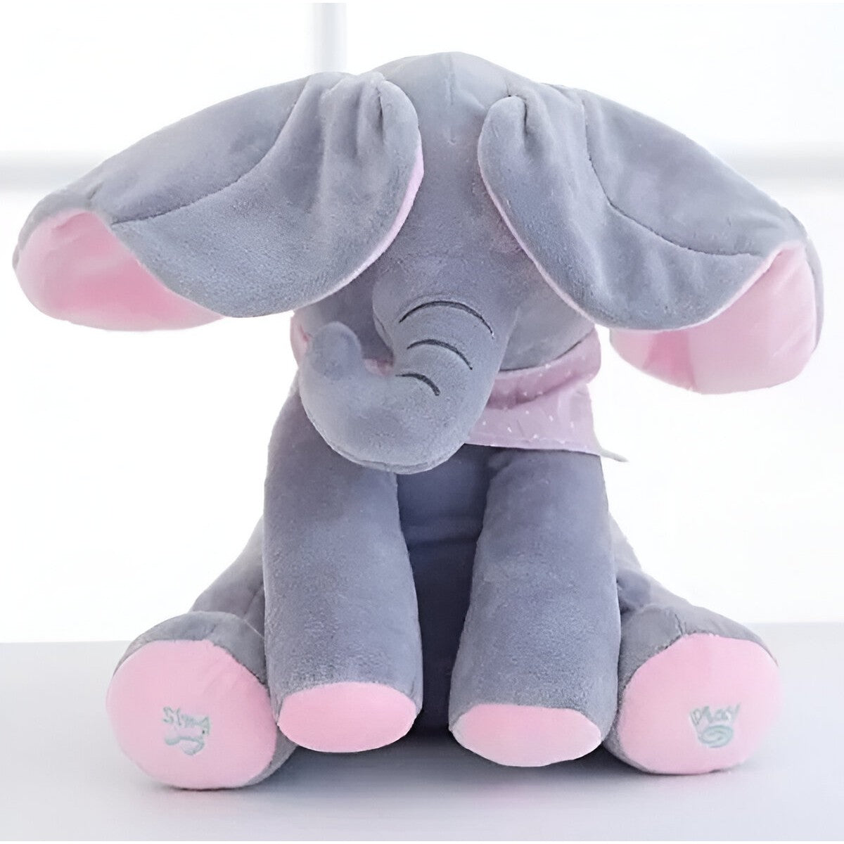Elefantel interactiv muzical copii | PeekyBoo - vivimall.ro