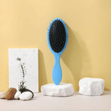 Pieptene cu Perna de Aer pentru Par, Flippy, Plastic ABS+Nylon, 22x7 cm, Albastru - vivimall.ro