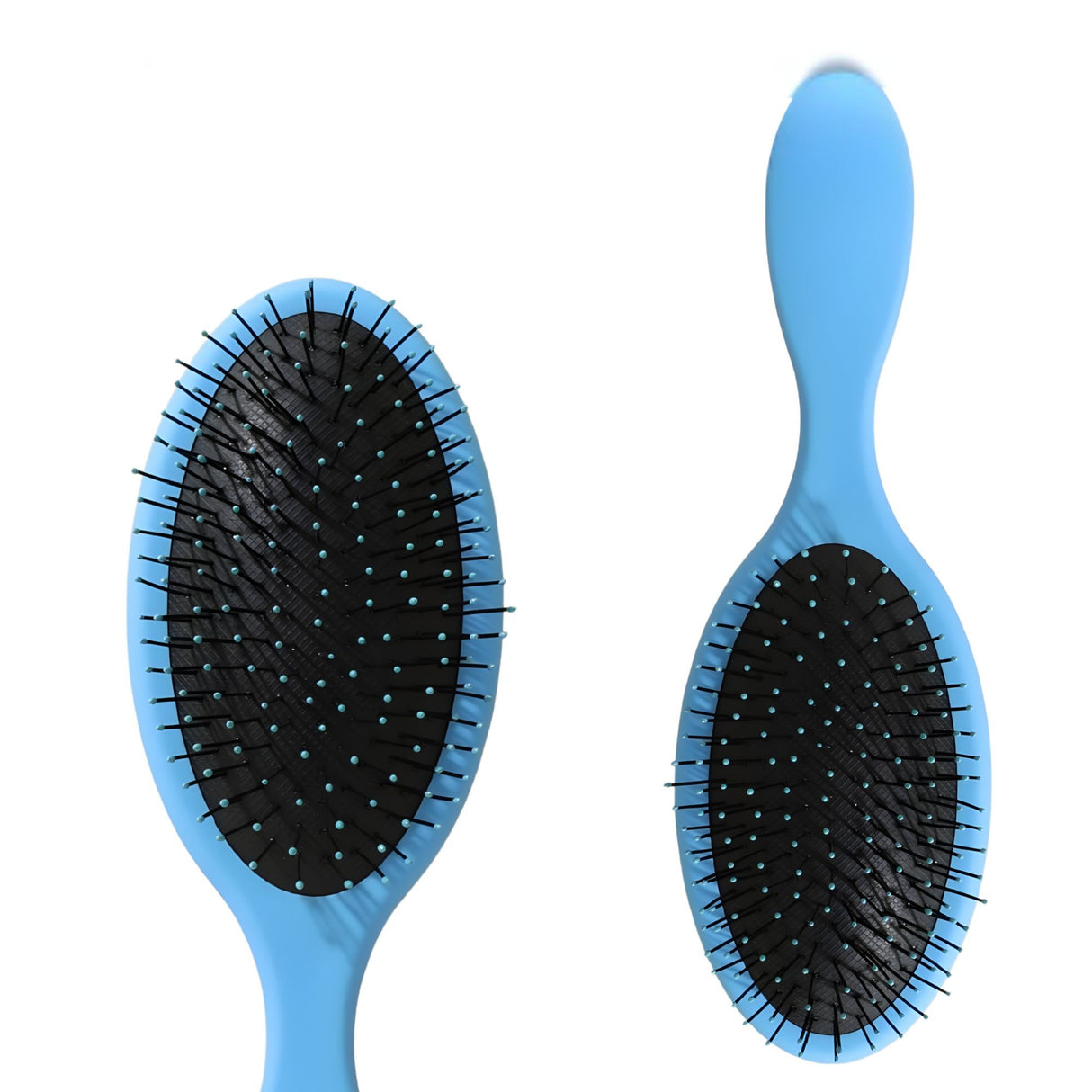 Pieptene cu Perna de Aer pentru Par, Flippy, Plastic ABS+Nylon, 22x7 cm, Albastru - vivimall.ro