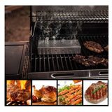 Cutie Afumător Grătar Inox 22cm | GrillMaster - vivimall.ro