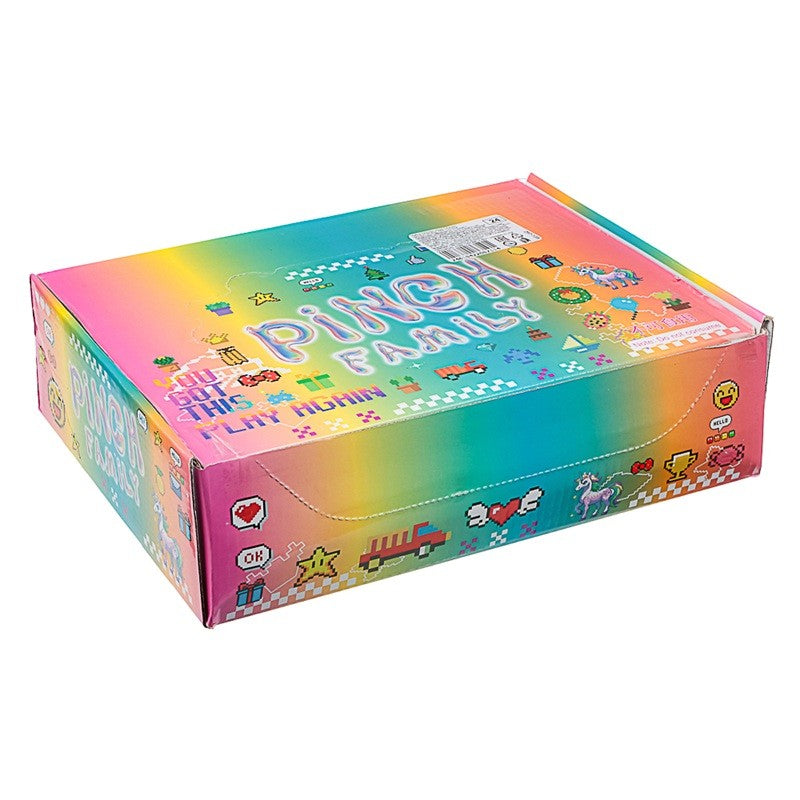 Cutie de Ambalare pentru Set 12 Jucarii Antistres Squishy, Vivimall, din Carton, 14 x 14 x 14 cm, Multicolor - vivimall.ro