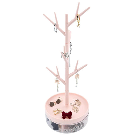 Cutie Rotativa Bijuterii cu Suport Ramura | JewelSpin - vivimall.ro