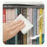 Cutie de Depozitare, Vivimall, din PVC + Textil, Rezistenta la Apa, Geanta pentru Carti, 23x17x28 cm, Transparent-Negru - vivimall.ro