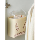 Cutie de Depozitare, Vivimall, Montare Perete, Adeziv, Fara Perfoare, din ABS, Model Urs, 18 x 11 x 25 cm, Crem - vivimall.ro