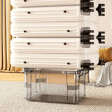 Cutie De Depozitare, Vivimall, Tip Valiza, pentru Alimente, Jucarii, Accesorii, Transparent-Gri, Marime S, 24x17x13.5 cm - vivimall.ro