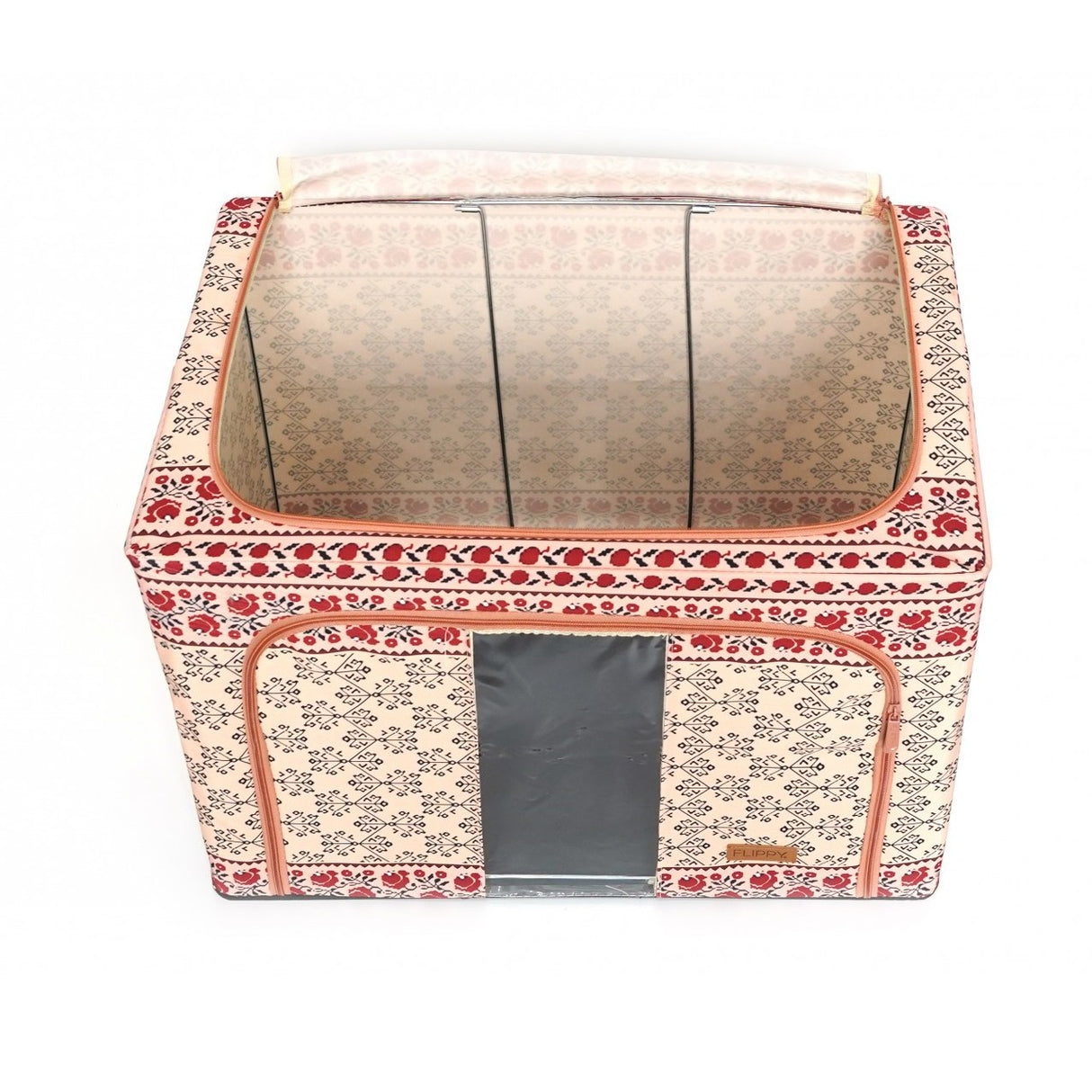 Cutie De Depozitare Pliabila 66L Motiv Traditional | StyleBox 3 - vivimall.ro