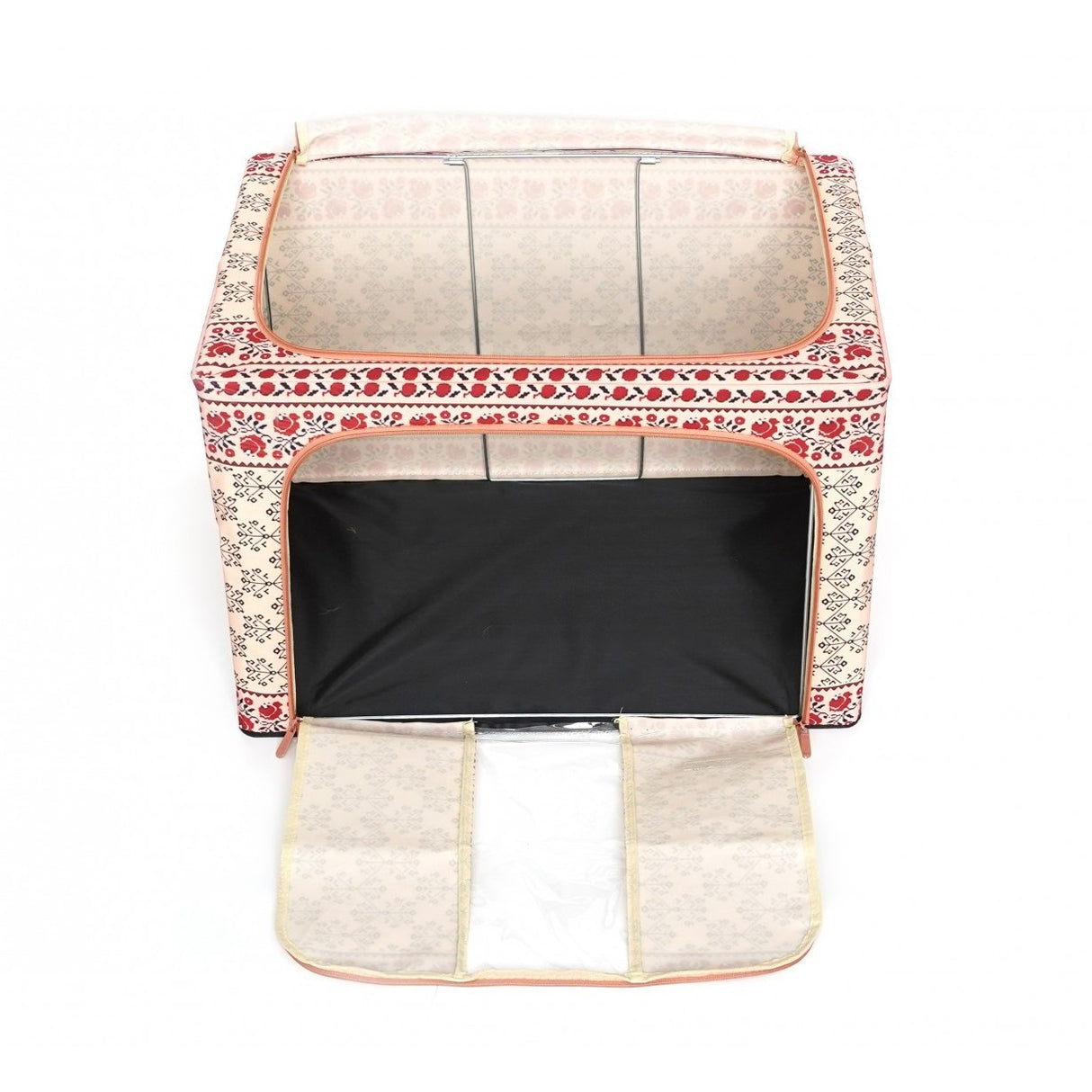 Cutie De Depozitare Pliabila 66L Motiv Traditional | StyleBox 3 - vivimall.ro