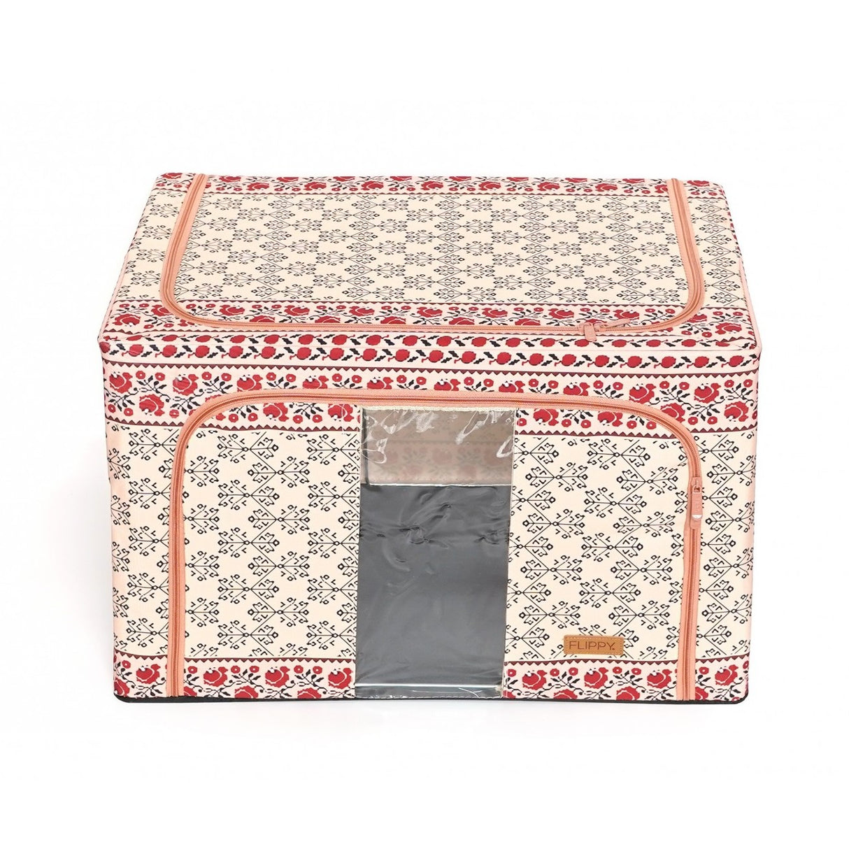 Cutie De Depozitare Pliabila 66L Motiv Traditional | StyleBox 3 - vivimall.ro