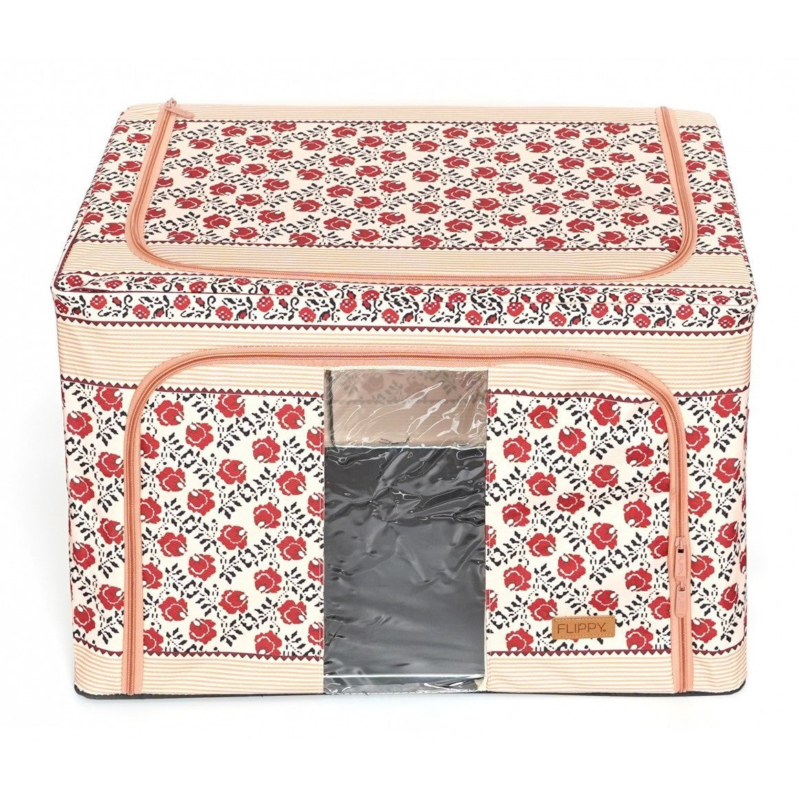 Cutie De Depozitare Pliabila 66L Motiv Traditional | StyleBox 3 - vivimall.ro