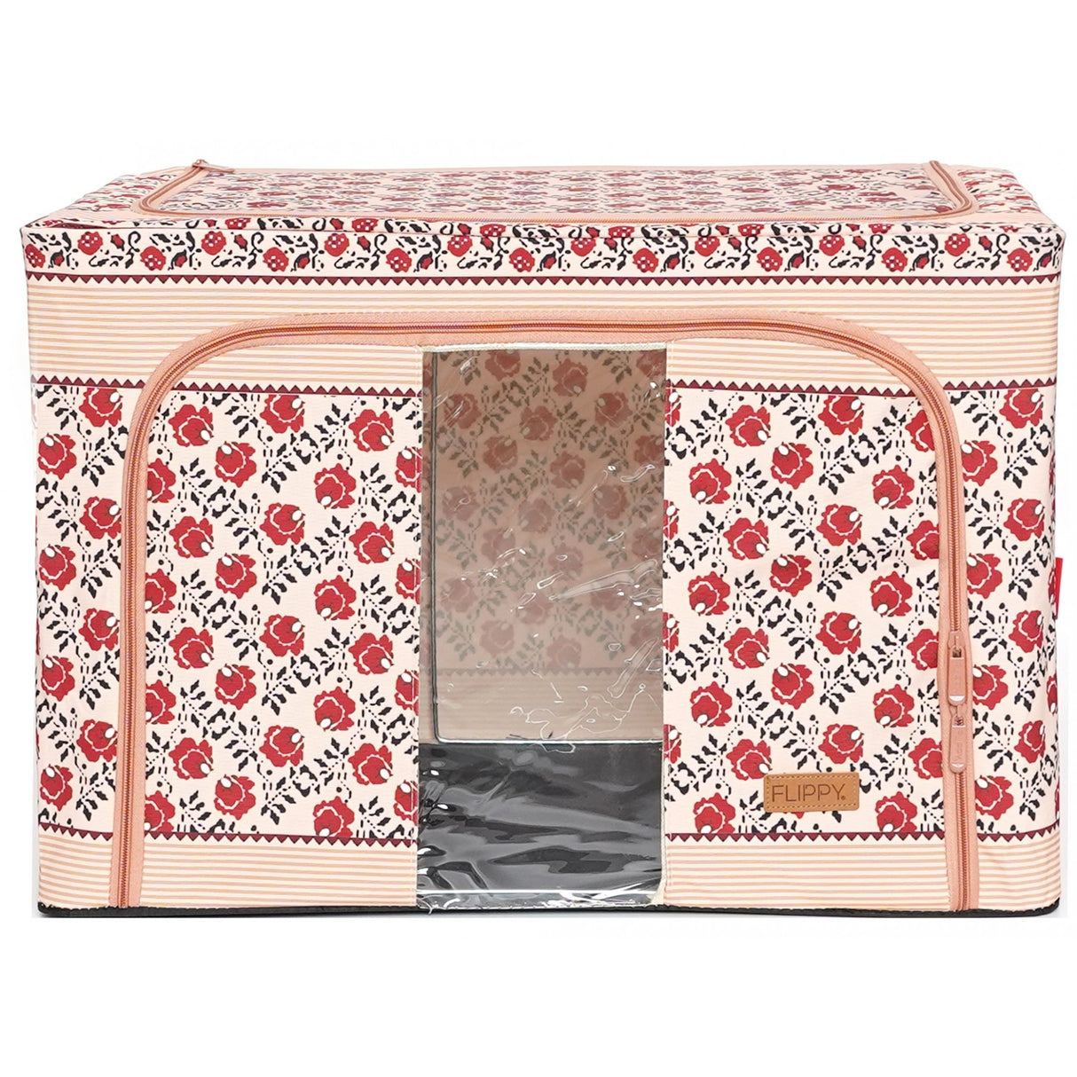 Cutie De Depozitare Pliabila 66L Motiv Traditional | StyleBox 3 - vivimall.ro