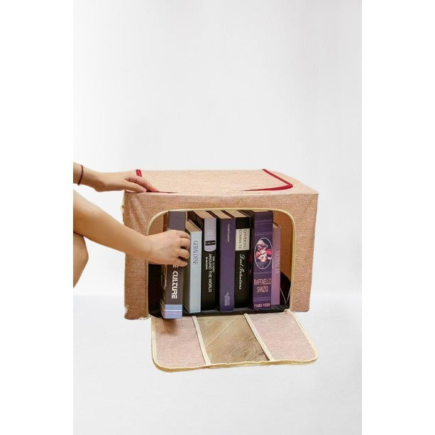 Cutie De Depozitare Pliabila 100L Crem | StyleBox 7