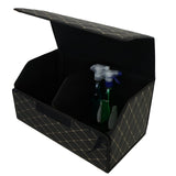 Cutie de Depozitare Auto, Flippy, Organizator Premium Portbagaj, Geanta Multifunctionala, Piele Ecologica, Pliabil  si Rezistent la Uzura, 2 Compartimente Depozitare, Pliabil  si Rezistent la Uzura, Negru/Alb, 55 x 30 x 30cm - vivimall.ro