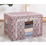 Cutie Depozitare, 66L, Din Material Textil, Pentru Haine Si Lenjerii, Model Bambus