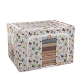 Cutie Depozitare, 66L, Din Material Textil, Pentru Haine Si Lenjerii, Model Fluturasi