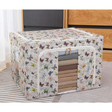 Cutie Depozitare, 66L, Din Material Textil, Pentru Haine Si Lenjerii, Model Fluturasi