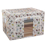 Cutie Depozitare, 66L, Din Material Textil, Pentru Haine Si Lenjerii, Model Fluturasi