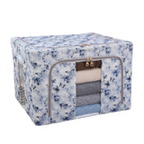 Cutie Depozitare, 66L, Din Material Textil, Pentru Haine Si Lenjerii, Model Fluturasi