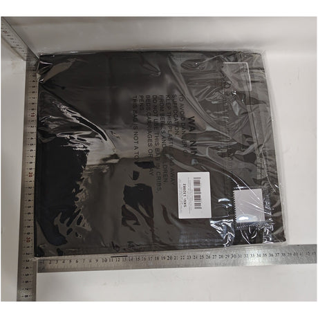 Cutie Depozitare Lenjerii de Pat, Vivimall, Pliabila, Capacitate 18l, 38x33x12 cm, din Panza Oxford cu PP Incorporat, Fereastra Vizibila, Negru - vivimall.ro