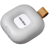 Cutie Depozitare Medicamente, Vivimall, 4 Compartimente, Inchidere Etans, Portabila, Patrat, Alb/Gri, PP, 7.6x2.9x7.8 cm - vivimall.ro