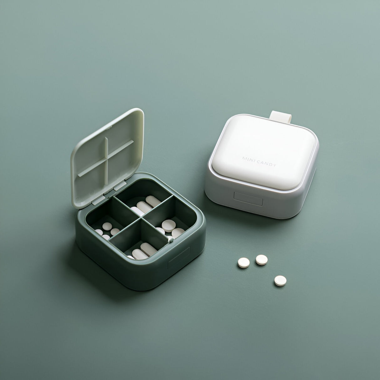 Mini Cutine Medicamente 4 Compartimente | MiniCandy - vivimall.ro