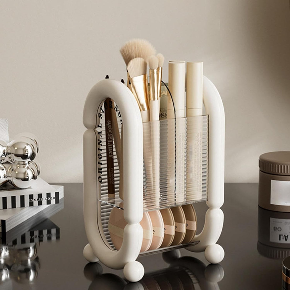 Cutie Depozitare Cosmetice 4 Compartimente | MakeStay - vivimall.ro