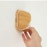 Cutii de Depozitare Alimente, Vivimall, Set din 6 Cutii de tip Container, Cutii pentru Cereale, din Plastic, Capac din Bambuc, 2pc 0.5 l. 2pc 0.8 l, 2pc 1.2 l, Transparente - vivimall.ro