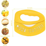 Cutit pizza inox 15.5 cm cu protectie silicon | SliceMaster - vivimall.ro