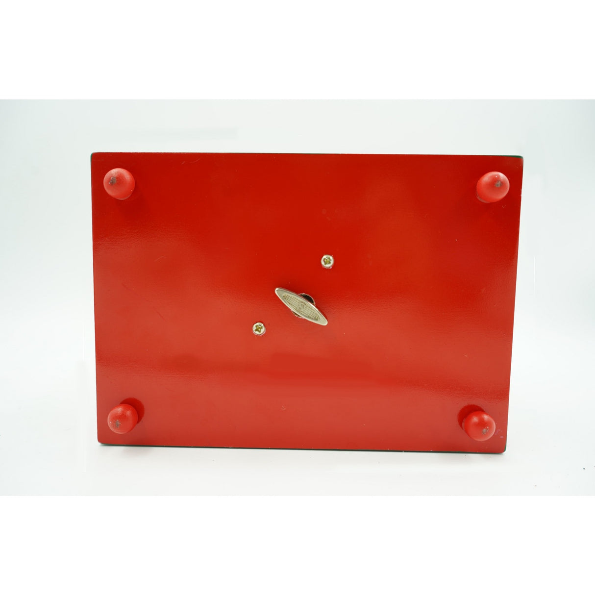 Cutiuta muzicala decorata, Casuta de Craciun, Multicolor, din Lemn, 17 cm x 20 cm, Interior, Vivimall - vivimall.ro