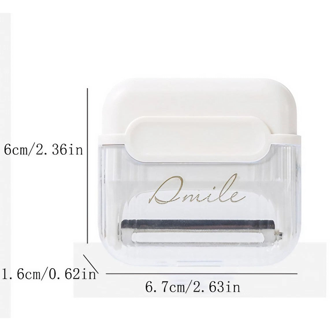 Decojitor/Curatator Manual De Legume Si Fructe, Portabil, Cu Magnet, Doua Lame, Inox, 6.7X6X1.6 Cm - vivimall.ro