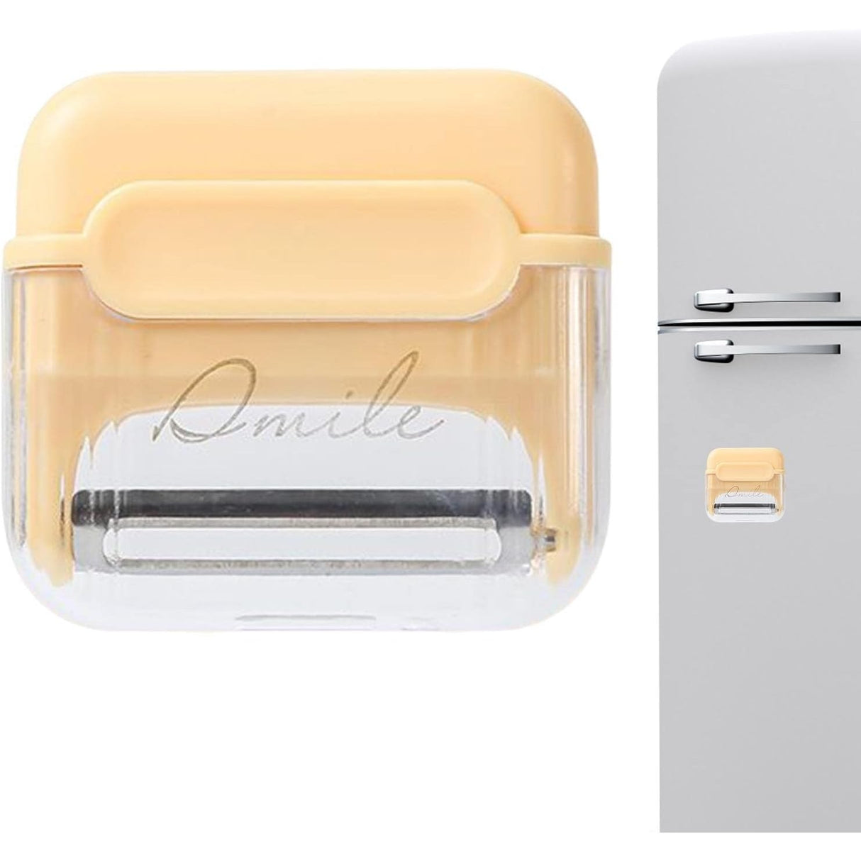 Decojitor/Curatator Manual De Legume Si Fructe, Portabil, Cu Magnet, Doua Lame, Inox, 6.7X6X1.6 Cm - vivimall.ro