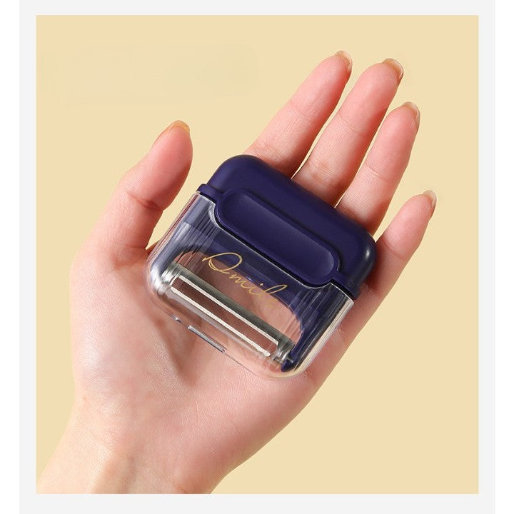 Decojitor/Curatator Manual De Legume Si Fructe, Portabil, Cu Magnet, Doua Lame, Inox, 6.7X6X1.6 Cm - vivimall.ro