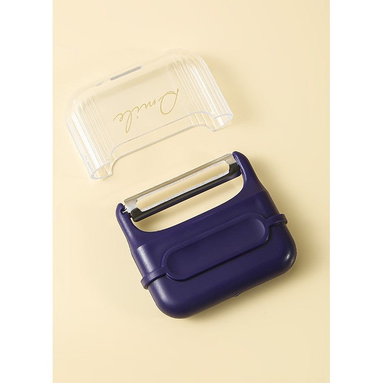 Decojitor/Curatator Manual De Legume Si Fructe, Portabil, Cu Magnet, Doua Lame, Inox, 6.7X6X1.6 Cm - vivimall.ro