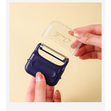 Decojitor/Curatator Manual De Legume Si Fructe, Portabil, Cu Magnet, Doua Lame, Inox, 6.7X6X1.6 Cm - vivimall.ro