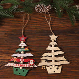 Decoratiune de Craciun din Lemn, Vivimall, cu Snur pentru Agatare in Brad, Model Brad de Craciun, Scris May Your Days Be Merry And Bright, 17x12.8x0.4 cm, Multicolor - vivimall.ro