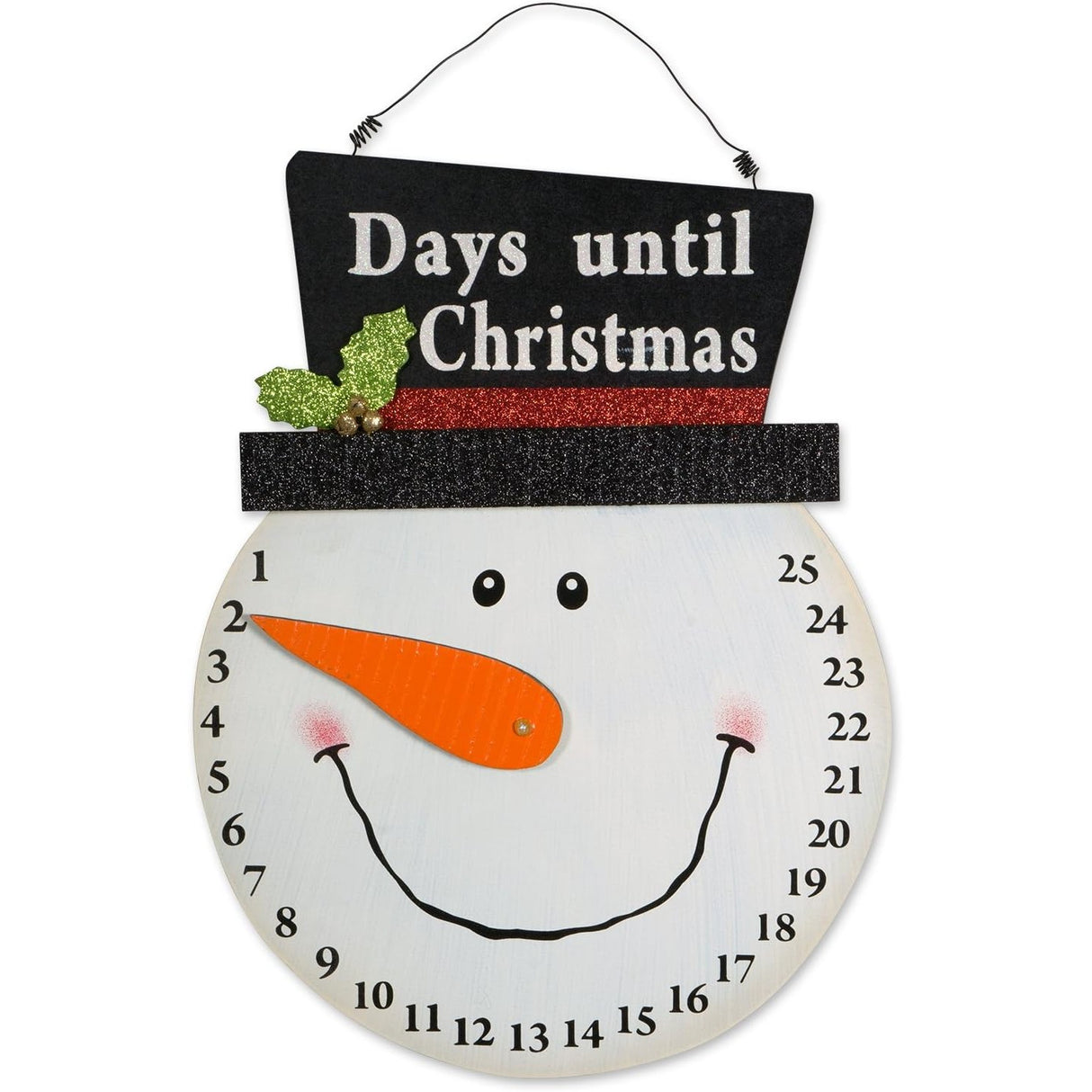Decoratiune De Craciun Advent Calendar, Numara Zilele Pana La Craciun, Material Poliester