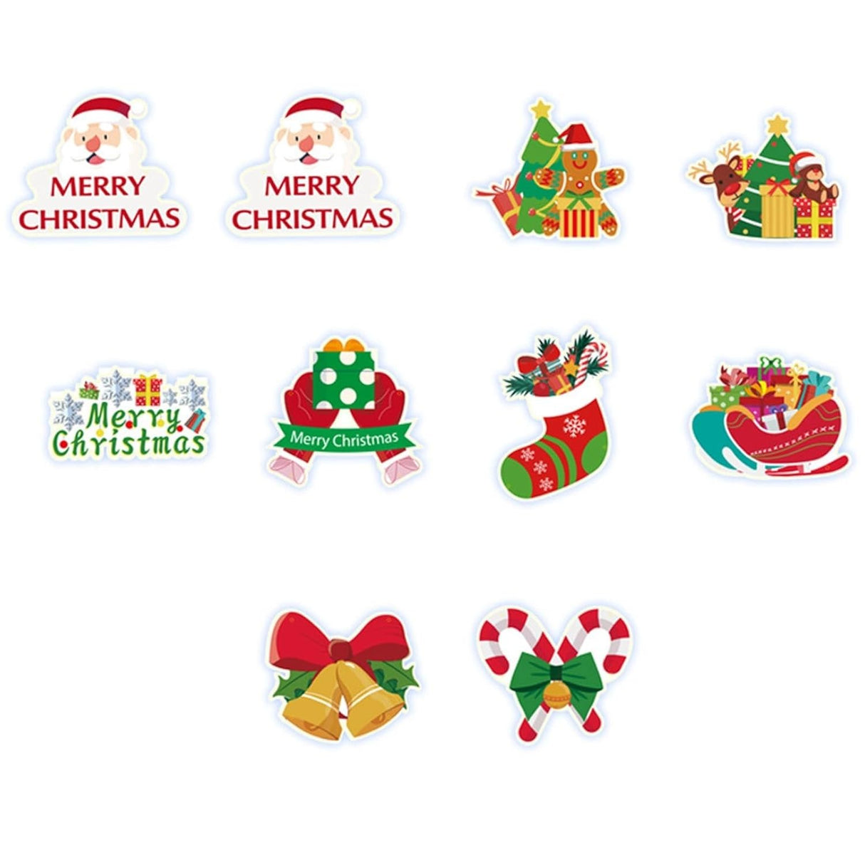 Set 2 Decoratiuni de Craciun, Vivimall, de Agatat, pentru Usa, Sfoara Inclusa, 21 cm/28 cm, din Hartie 350g, Multicolor - vivimall.ro