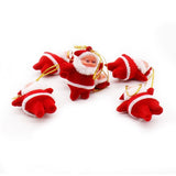 Decoratiune de Craciun, Mos Craciun mic, Vivimall, cu agatatoare pentru pom - vivimall.ro