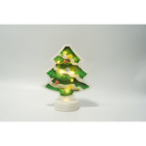 Decoratiune luminoasa 3D, Tip brad, cu baterii - vivimall.ro