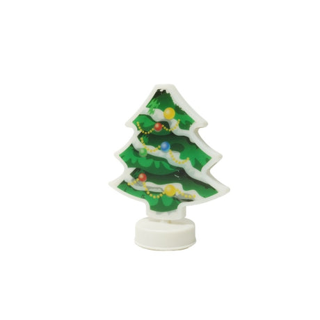 Decoratiune luminoasa 3D, Tip brad, cu baterii - vivimall.ro