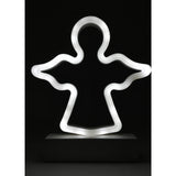 Decoratiune Luminoasa cu Baterii Ingeras 25 cm Alb Rece - vivimall.ro