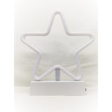 Decoratiune Luminoasa cu Baterii Stea 25 cm Alb Rece - vivimall.ro