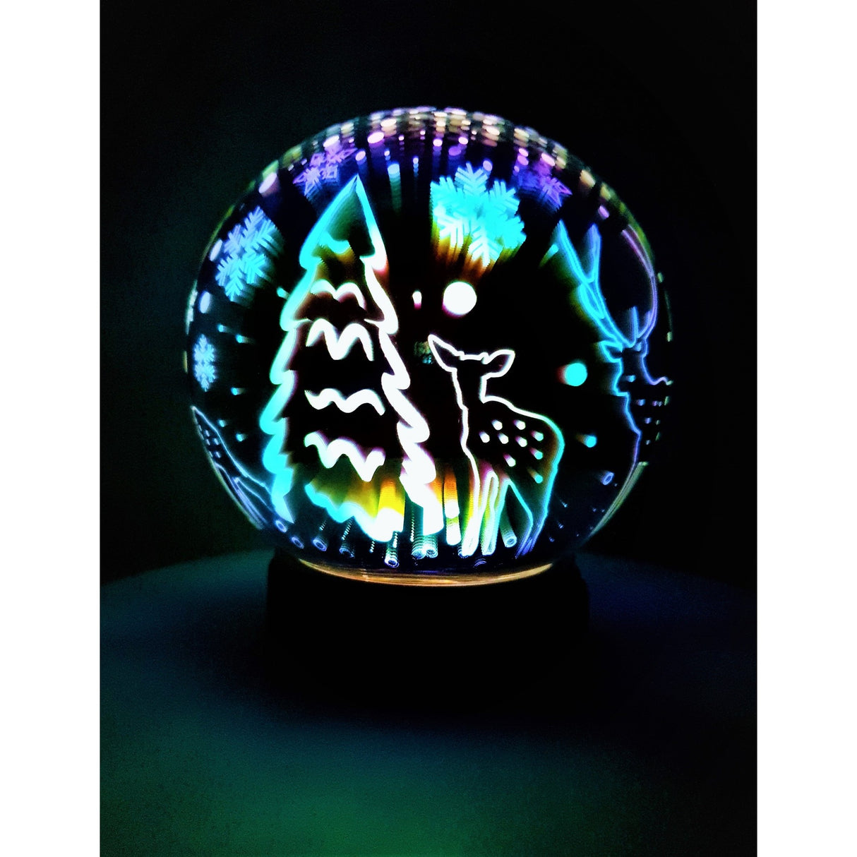Decoratiune Luminoasa cu Baterii/USB 15 cm Glob Multicolor - vivimall.ro