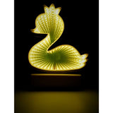 Decoratiune Luminoasa cu Baterii/USB Model Ratusca Alb Cald 17 cm - vivimall.ro