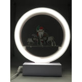 Decoratiune Luminoasa cu Baterii/USB Neon Craciun 20 cm Alb Rece - vivimall.ro