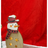 Decoratiune luminoasa, Vivimall, Om de zapada, maro, lungime: 10 cm, latime: 5 cm, inaltime: 19 cm, lemn, interior/exterior - vivimall.ro