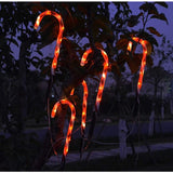 Decoratiune luminoasa pentru Craciun, Acadele, pentru exterior, incarcare solara, 28 cm - vivimall.ro