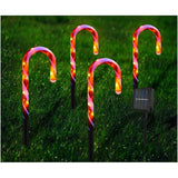 Decoratiune luminoasa pentru Craciun, Acadele, pentru exterior, incarcare solara, 28 cm - vivimall.ro