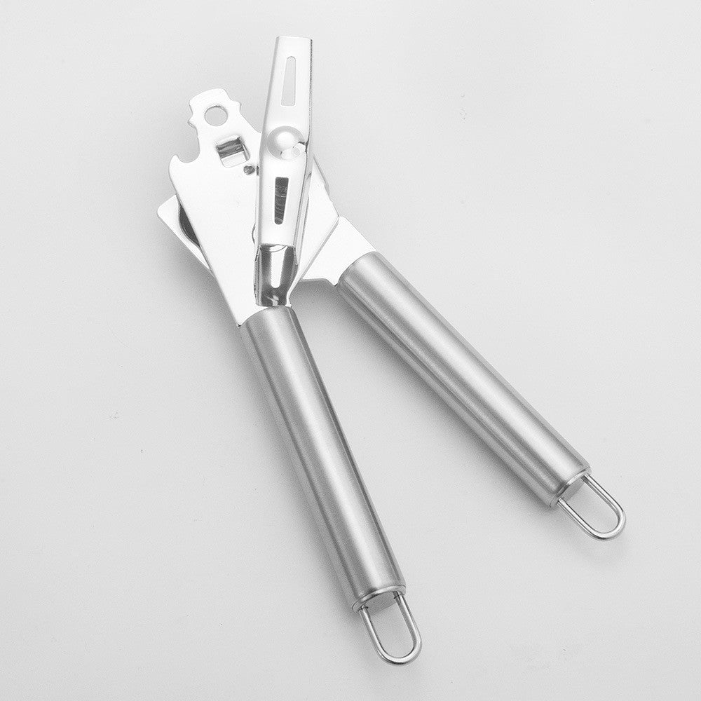 Deschizator Conserve Material Inox, Ergonomic, Gri - vivimall.ro