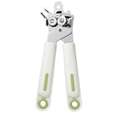 Desfacator de Conserve 3 in 1, Vivimall, Instrument pentru Deschis Conserve, Sticle, Otel inoxidabil, Simplu de Utilizat, Maner Anti alunecare, 21.5 x 4.7 cm Alb - vivimall.ro